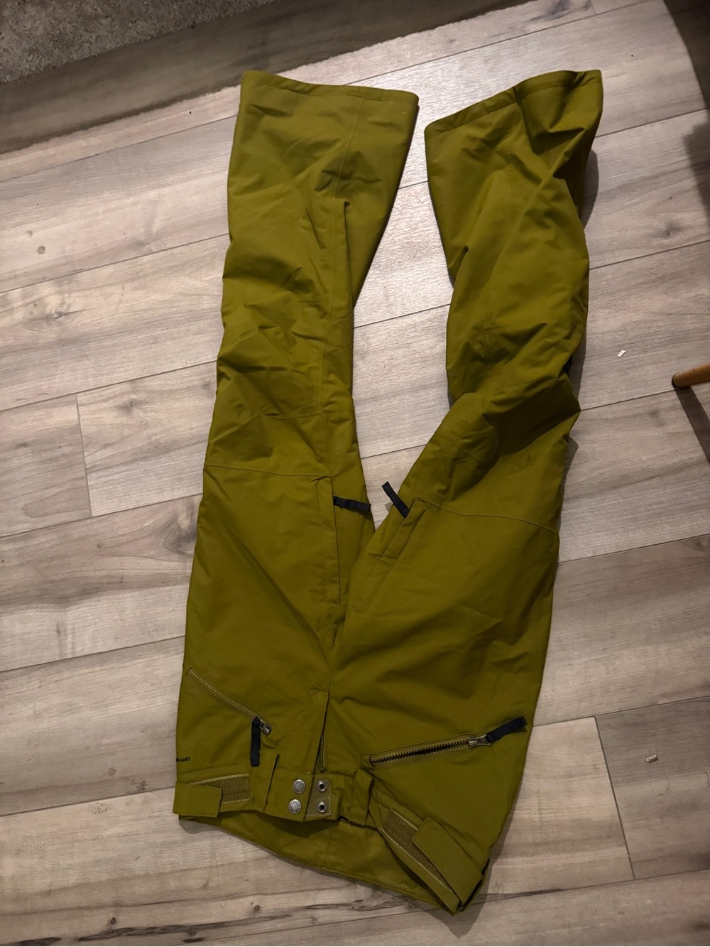 Olive Green Outdoor Snow Pants